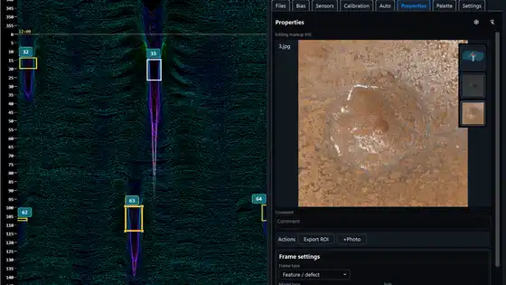Verionics calibration and signal review workspace